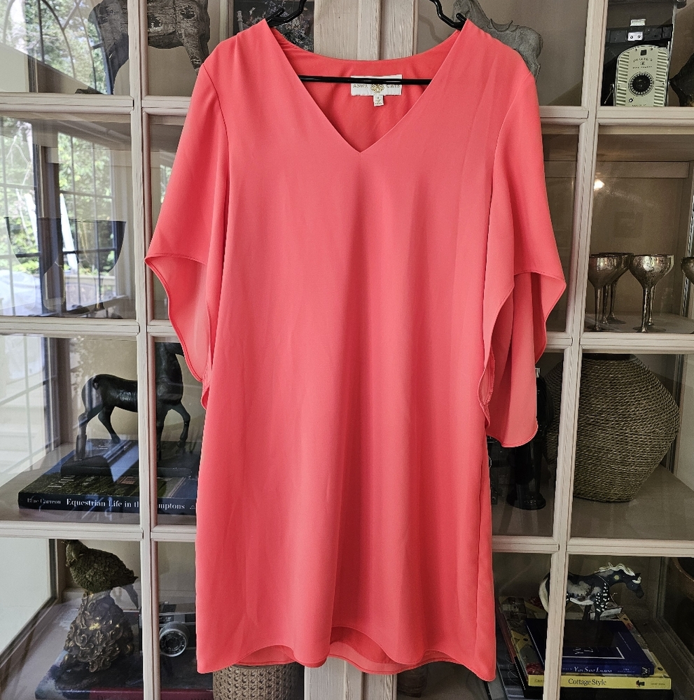 Anna Cate - Meredith S/S Dress - Coral Tea Berry - Picture 2 of 9